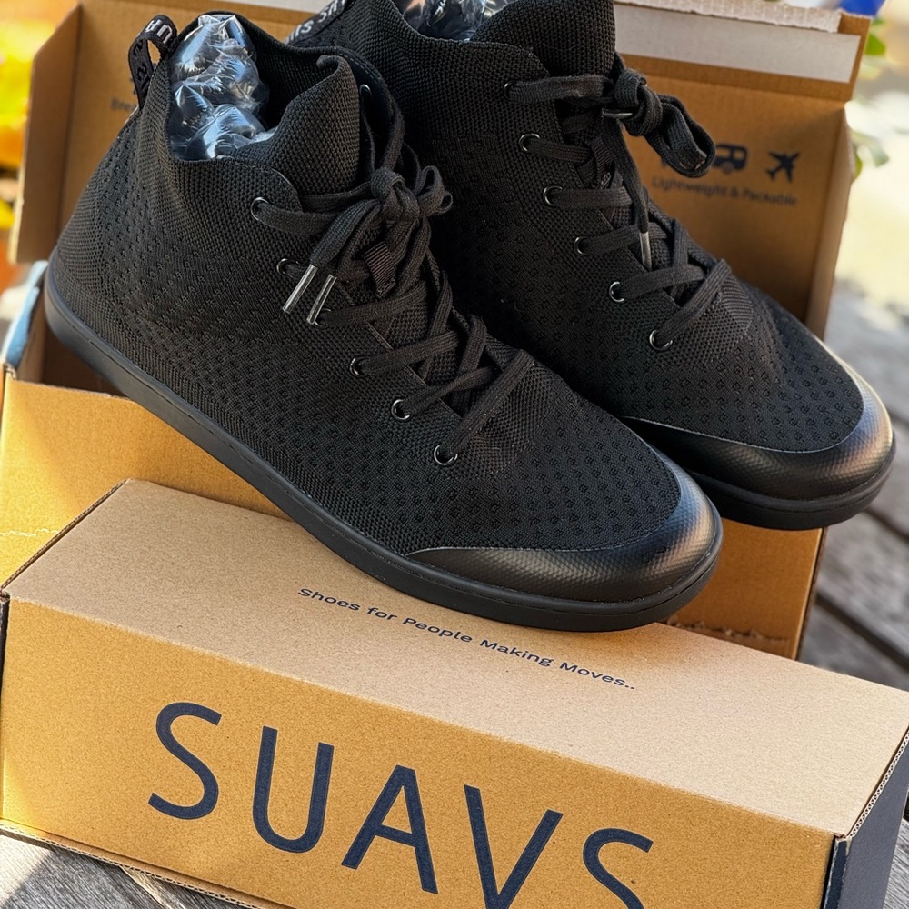 SUAVS The Legacy Black High-Top Sneakers Men’s 12 NEW